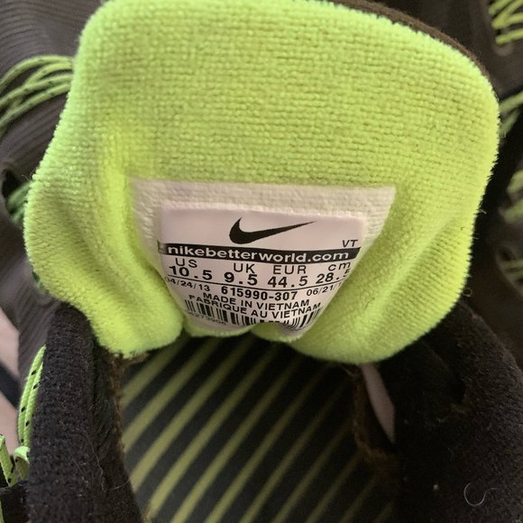 NIKE Lunar Eclipse 3 Shield Sneakers Size 10.5 green and black - Picture 10 of 10